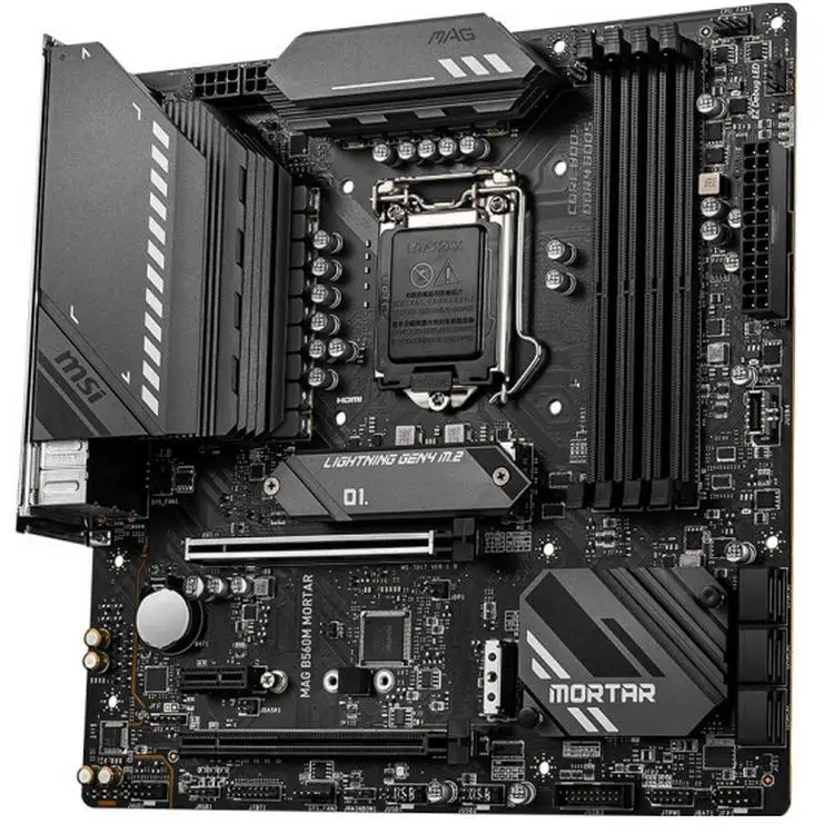 Материнская плата MSI B560M для компьютера с поддержкой ЦП 10400F/11400F/11600KF/10700/11700(INTEL B560/LGA 1200)