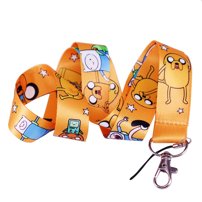 Adventure Time Phone Strap KeyChain Lanyard Key Hanging Rope
