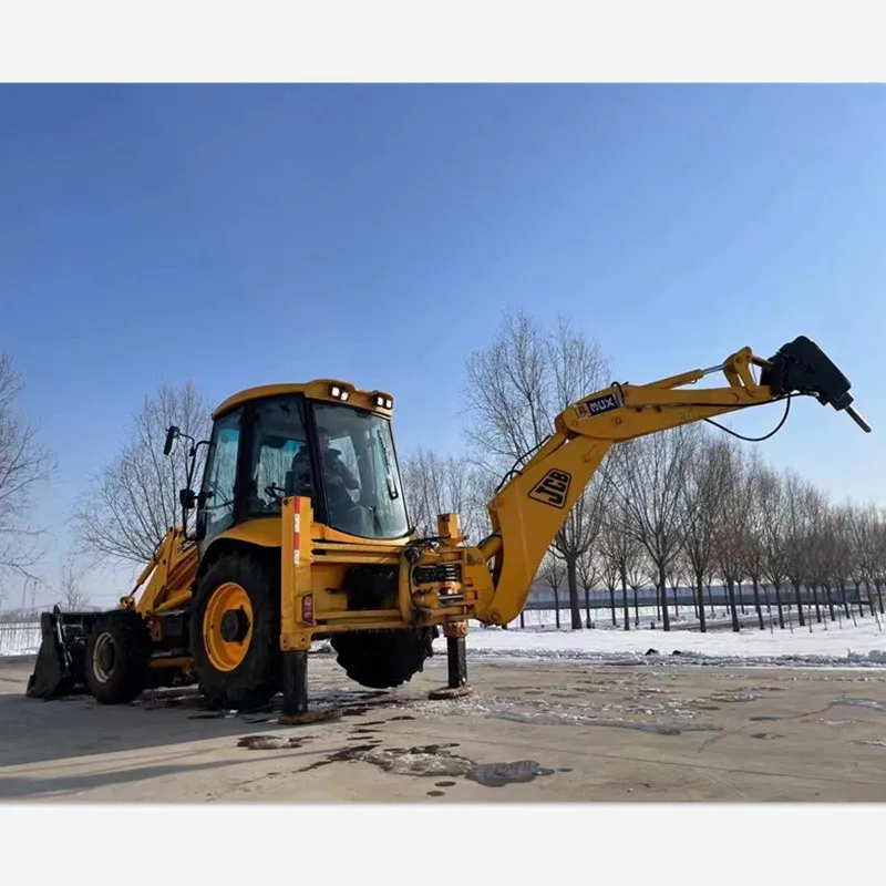 Дешевый землеройный экскаватор-погрузчик 4x4 JCB 3CX трактор для продажи