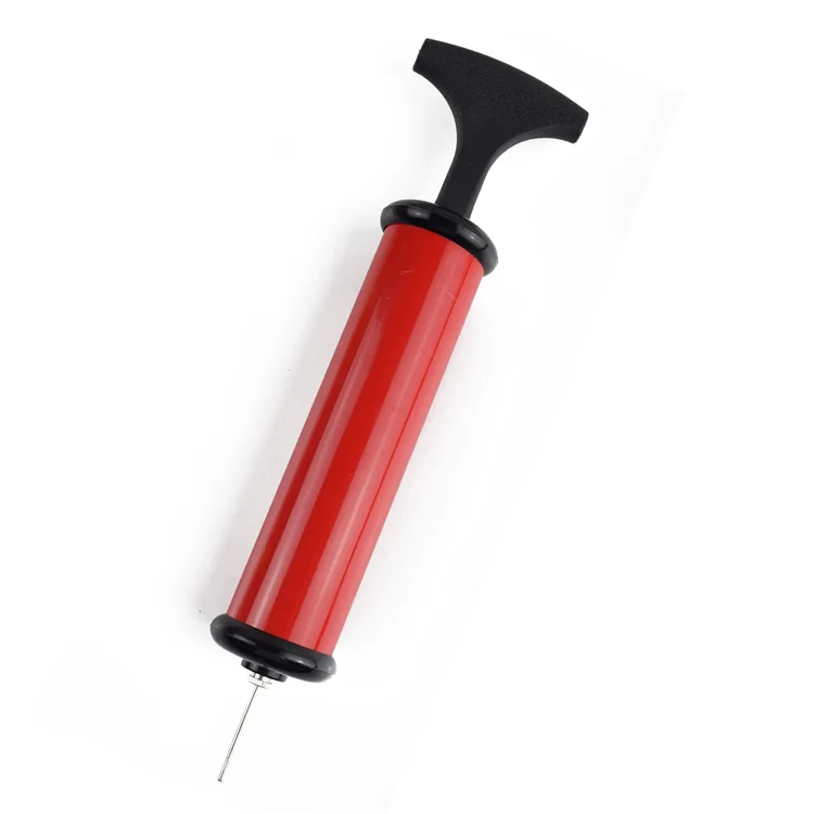 Wholesale hand 6 inches mini custom logo hand air ball pump with needle for basketball