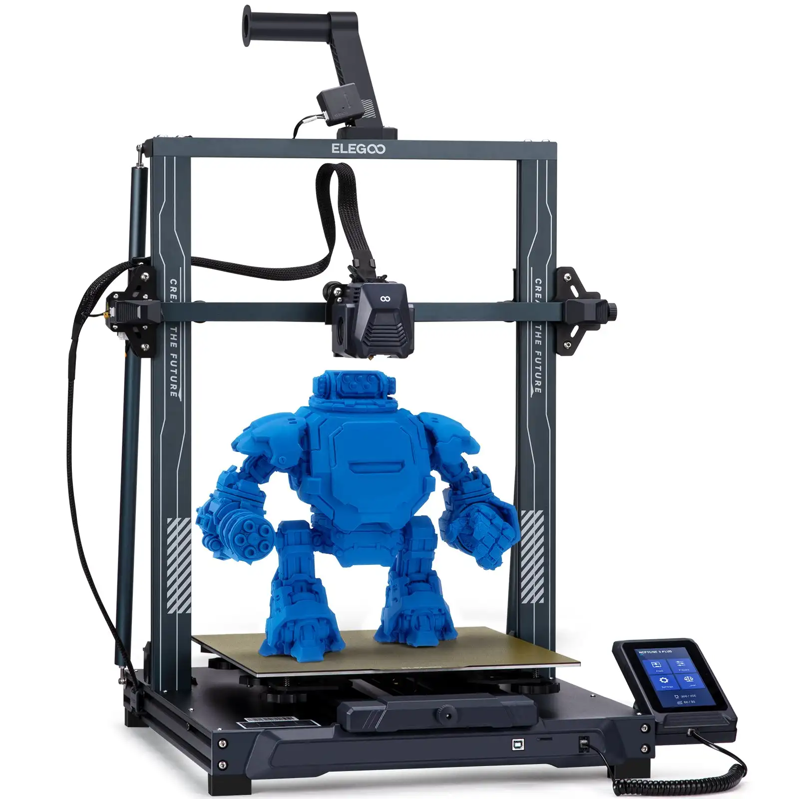 ELEGOO Neptune 3 Plus 3D Printer with Larger Build Volume of 320x320x400mm for FDM 3D Printer