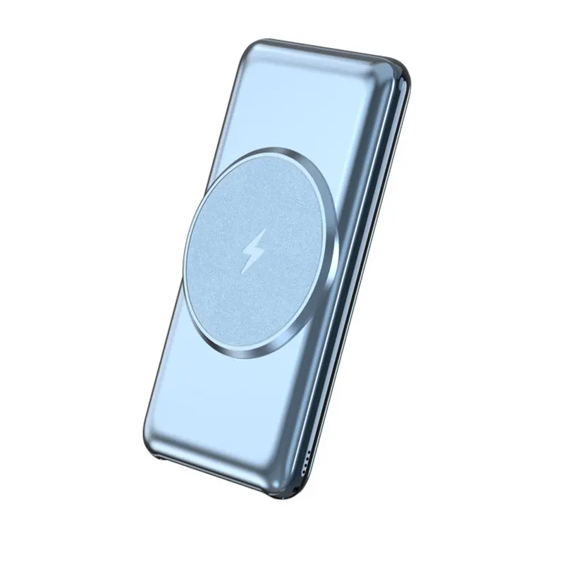 QI fast charging usb pd magnetic phone power bank for apple portable 10000mah magnet wireless charger power bank for magsafe