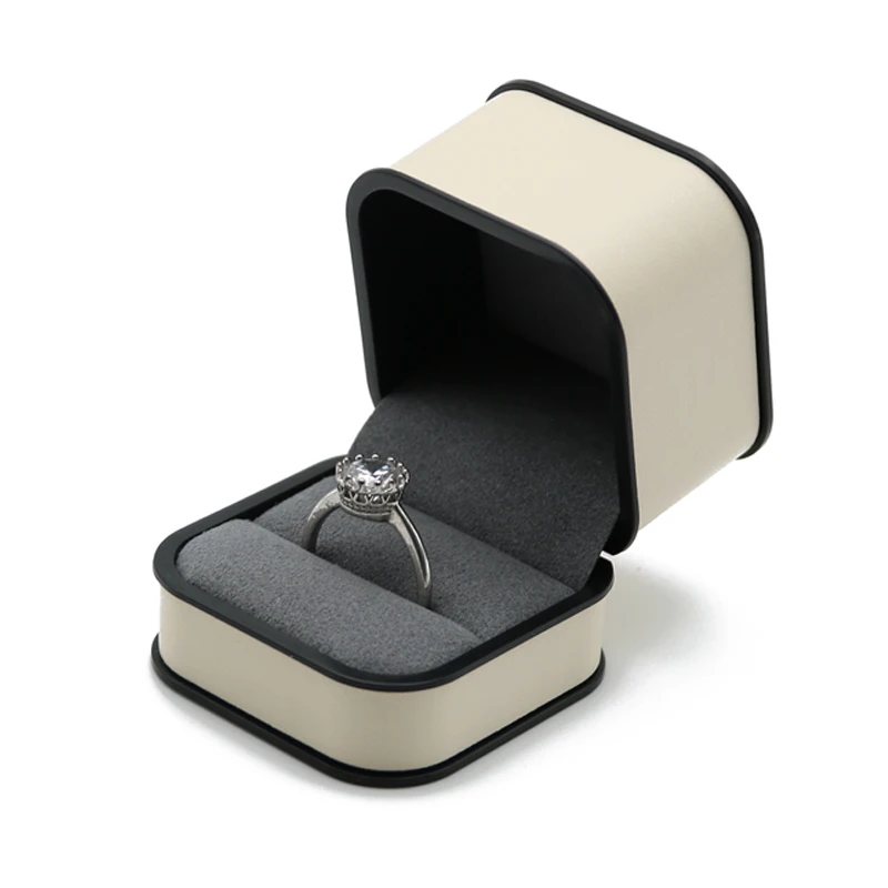 Customized high-end jewelry box bracelet necklace earring pendant packaging box creative ring box