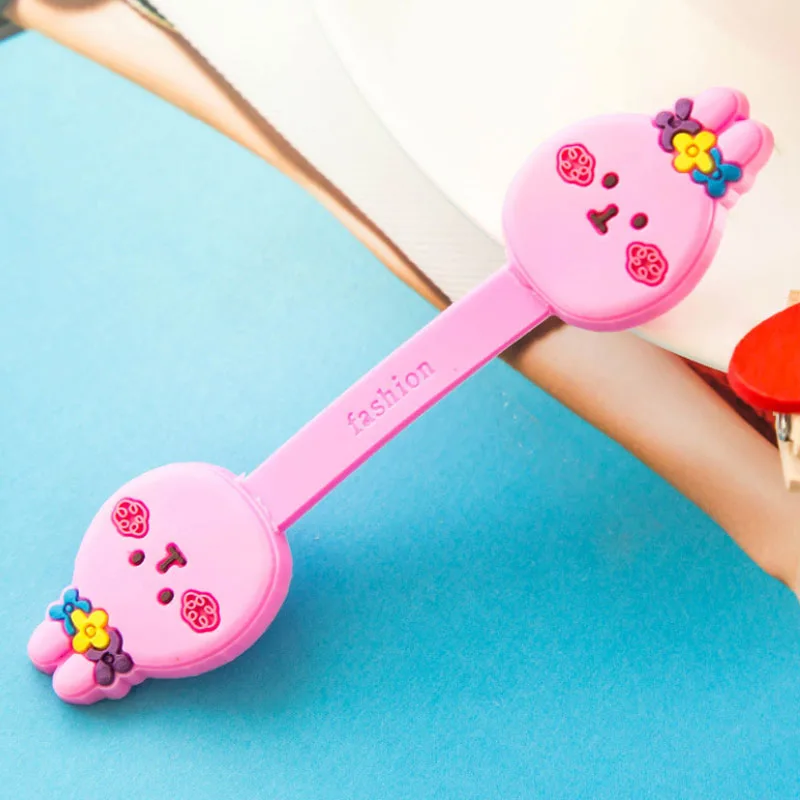 2020 Cartoon Cord Holder Cable Winder Silicone Headphone Cable Winder Organizer Earphone Clips