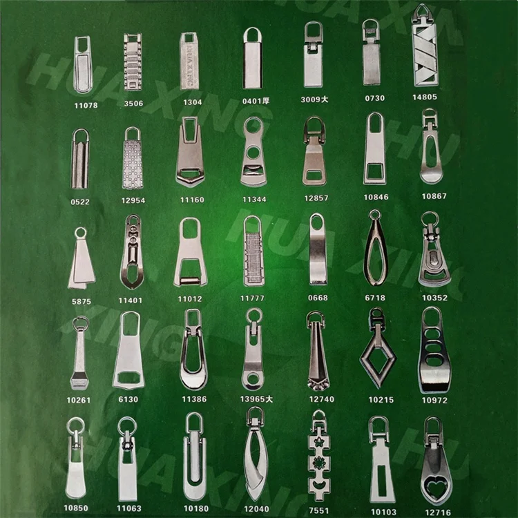 rhinestone heart-shaped keys five-pointed star bow tie circular round ring letter metal zipper slider puller pendant pull parts