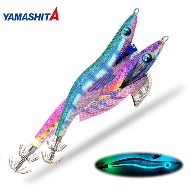 100% оригинальный японский бренд yamashita 3 5 # искусственный древесный Креветочный Богомол приманка для креветок крючок кальмаров джиг блесна каракатиц рыболовная