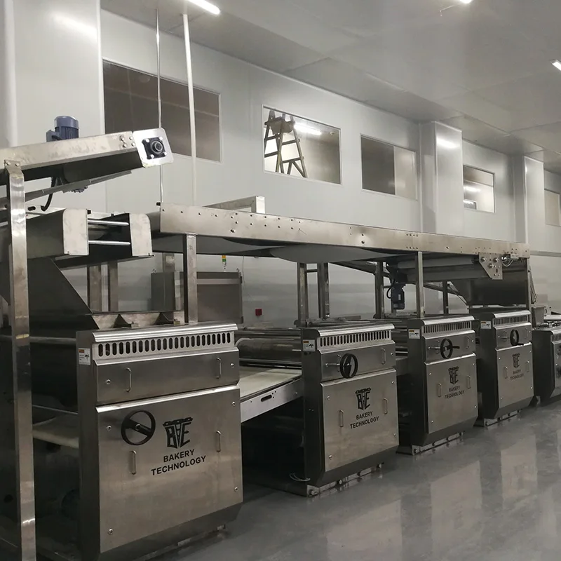 Automatic Hard Soda Biscuit Sandwich Making Machine Production