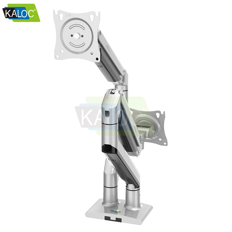 KALOC KLC-DS150-2 эргономичный офисный компьютер регулируемый кабель для управления настольным креплением Премиум Тонкий алюминиевый двойной