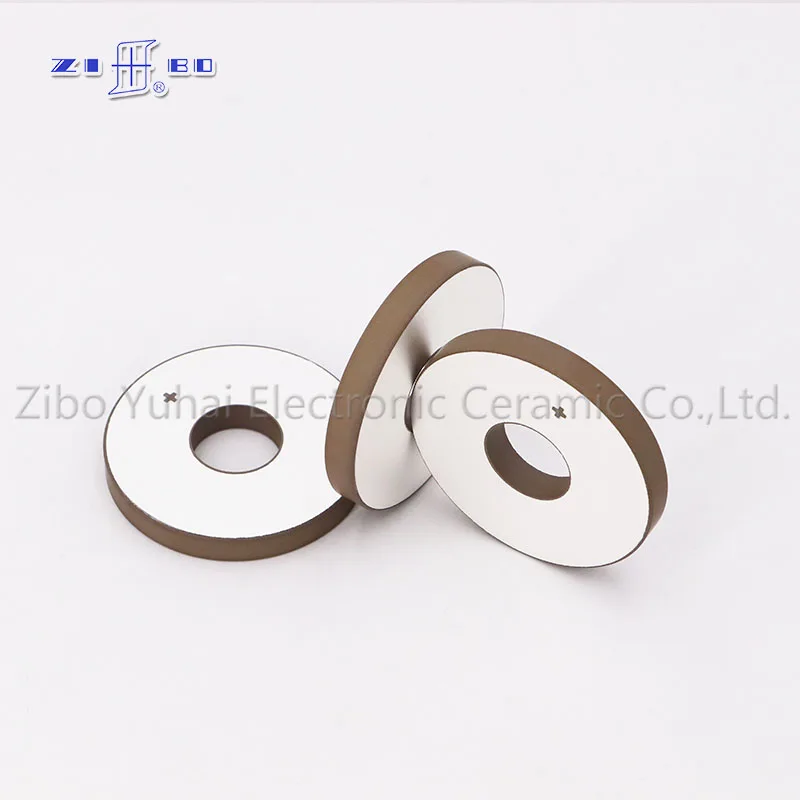 Customized Different Size Ultrasonic Piezoelectric Ring Pzt Piezo Ceramic disc Piezo Ceramic for Cleaning ring and welding ring