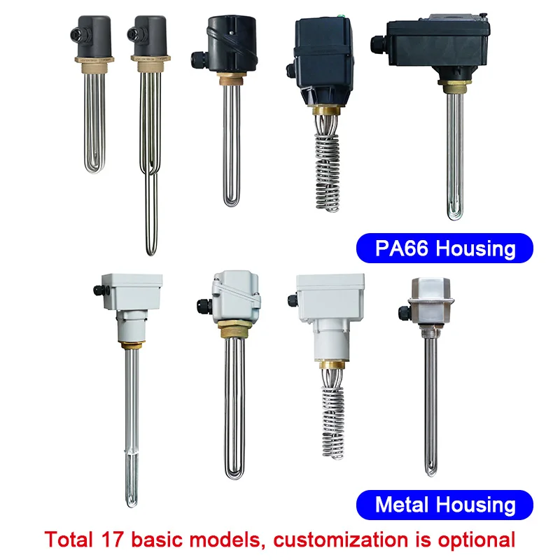 Ultimheat Immersion heaters With aluminium housing With thermostat High power Incolloy 825 Brass terminals 9ST5 heater