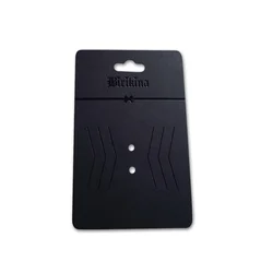 Изготовленные на заказ печатные серьги, ювелирные изделия, бумажные заголовочные карты с вашим собственным логотипом