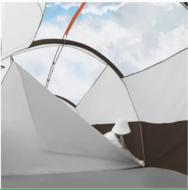 four season tent large capacity ventilation weather protection family camping tent