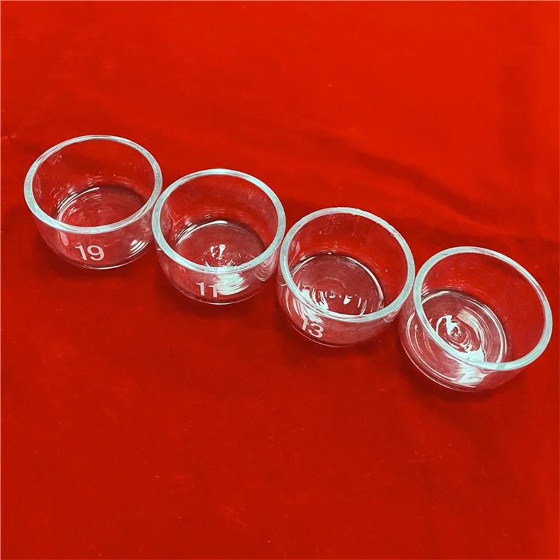 Круглая прозрачная кварцевая тарелка для полировки с пескоструйными цифрами (1600281196364)