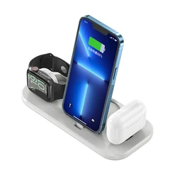 New Product Mobile Phone 3 In 1 or 4 in 1 Magnetic 15W 10W Qi Fast Wholesale Best Wireless Charger Lamp Stand