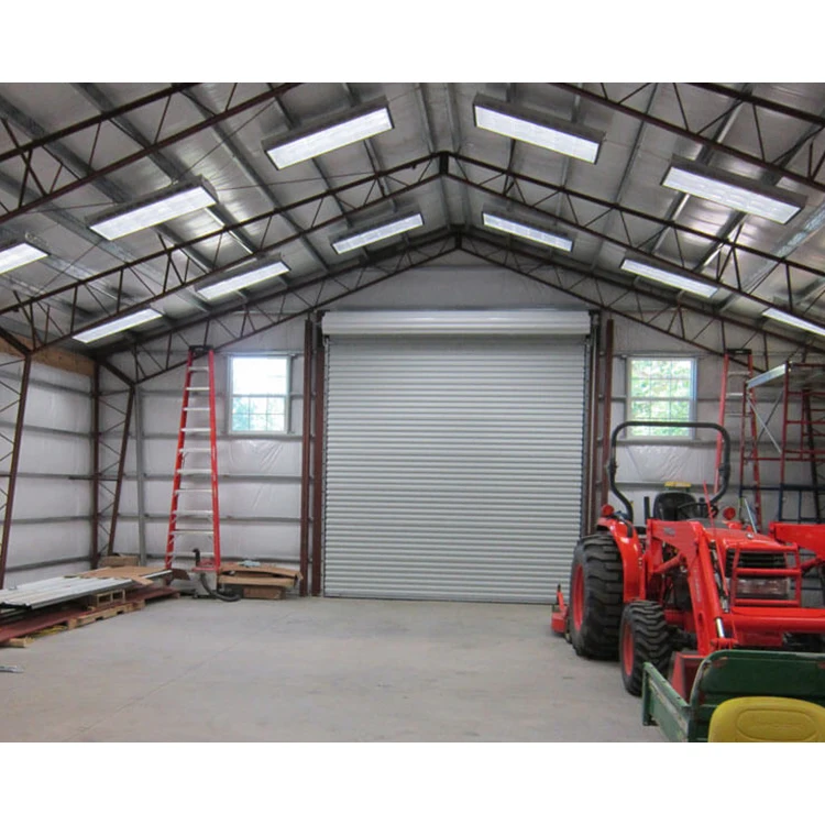 China Cheap Steel Structure Car garage Galvanized steel frame shed small car garage for parking