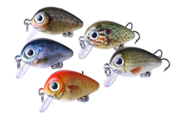 1.5g bionic Mini Rock chubby bait 5pcs box crankbait