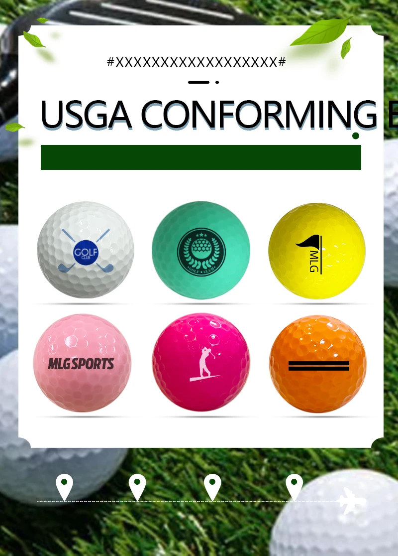 Фабрика OEM surlyn мячи для гольфа Рекламные высококачественные удаленные мягкие Уретановые блестящие или матовые цветные