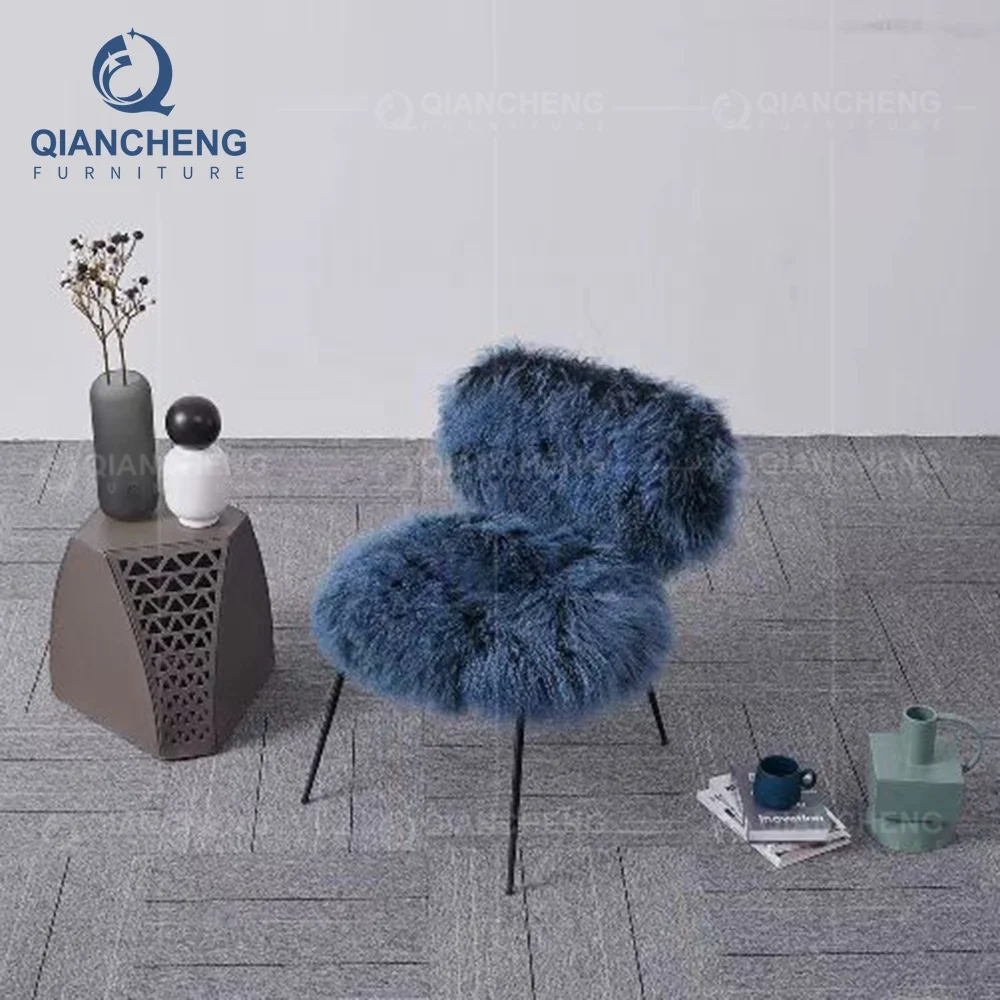 Wholesale home furniture indoor scandinavian white feather comfortable lounge living room accent chairs