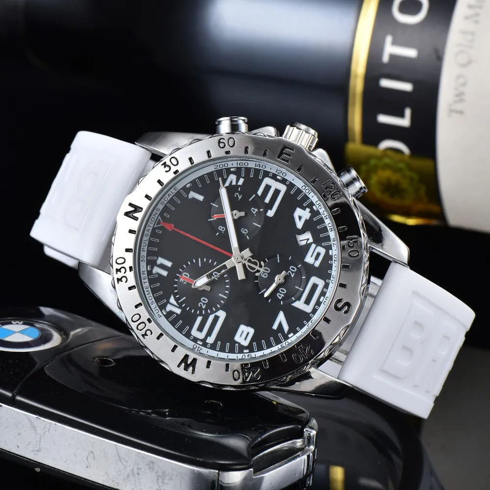 New Arrival Bracelet Jewelry Endurance Pro Chronograph Silicone Strap 6 Needle Multi -function Quartz Smart Watch for Men