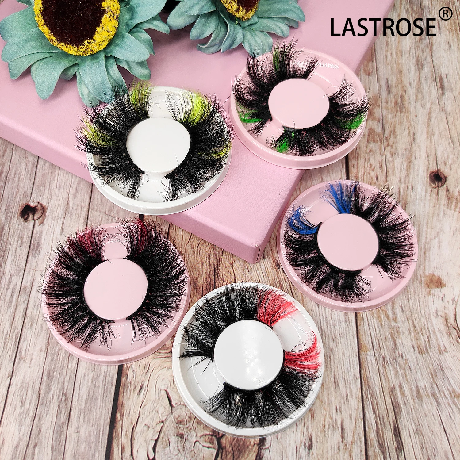 Оптовая продажа с завода, драматические 3d цветные ресницы, новые стили, разноцветные ресницы