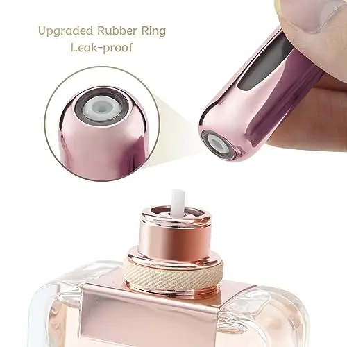 OEM/ODM Luxury 5ml Aluminum Perfume Atomizer Reusable Travel Mini Portable Size Refillable Bottle with Spray