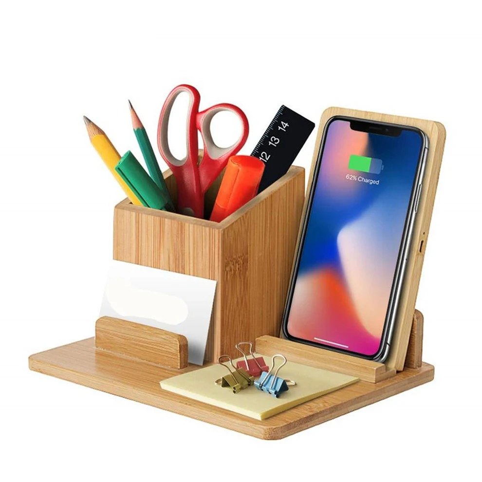 Desk Stationery Organizer Handmade Bamboo Desk Organizer Letter Storage Rack Pen Pencil Holder