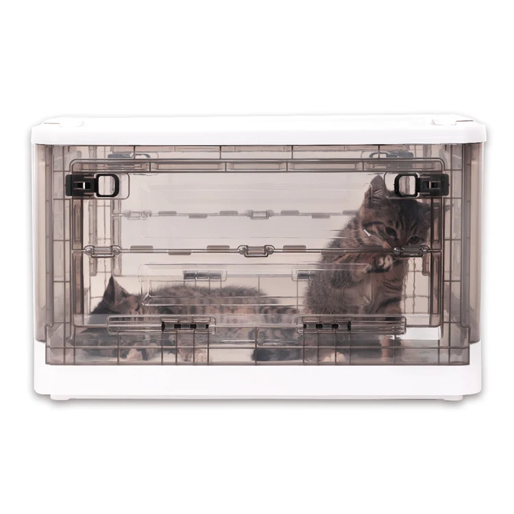 Cat Dog Animal ICU Nest Chamber Oxygen Inhaler PVC Anti Scratch Folding Pet Nebulization Box Puppy Incubator Fully Automatic