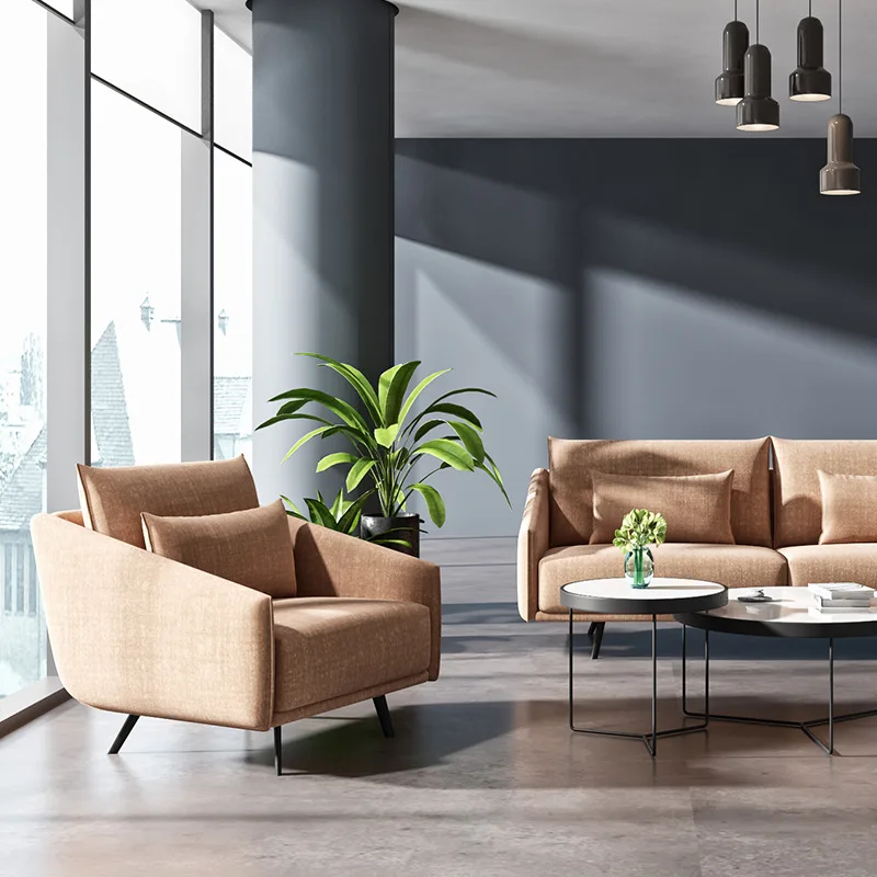 Contemporary Office Sofa Newest Design Office Furniture Waiting Room Sofa Reception Sofa Set Leisure Style