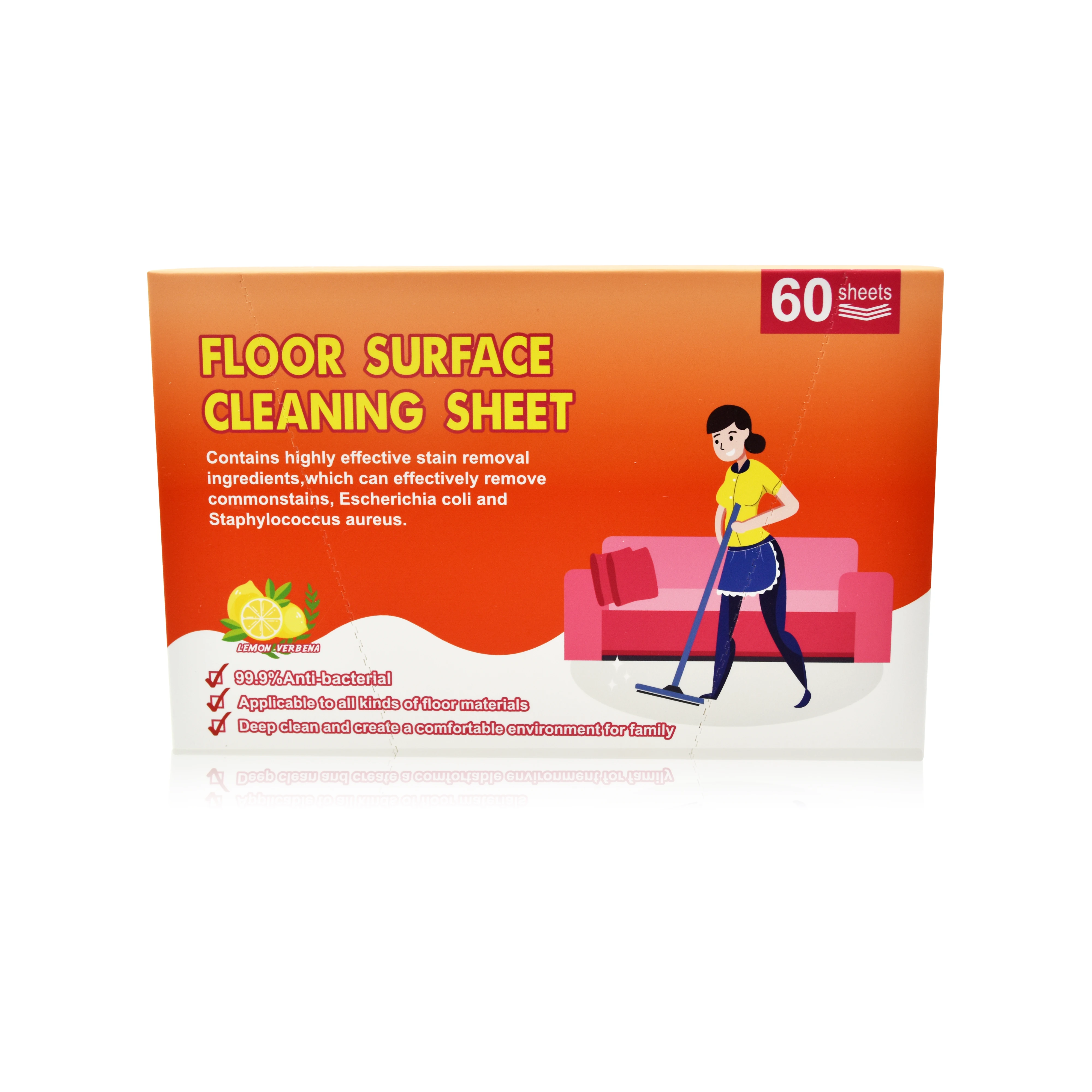 hot selling eco-friendly  wood tile and ceramic tile floor cleaning sheets, floor cleaning sheet