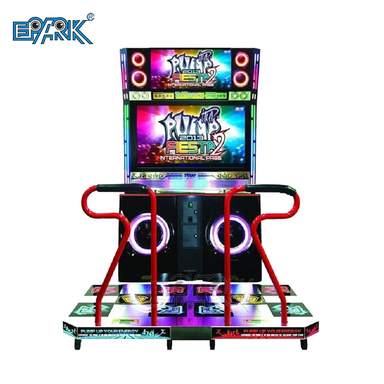 Indoor Amusement Game Center Dance Dance Revolution Music Equipment For 2 Player