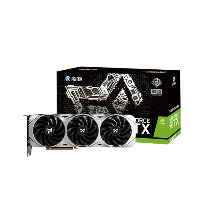 Графическая карта GPU 3080 ti GALAXY GeForce RTX 3080 Ti MetalTop 12 Гб, видеокарта для настольного компьютера