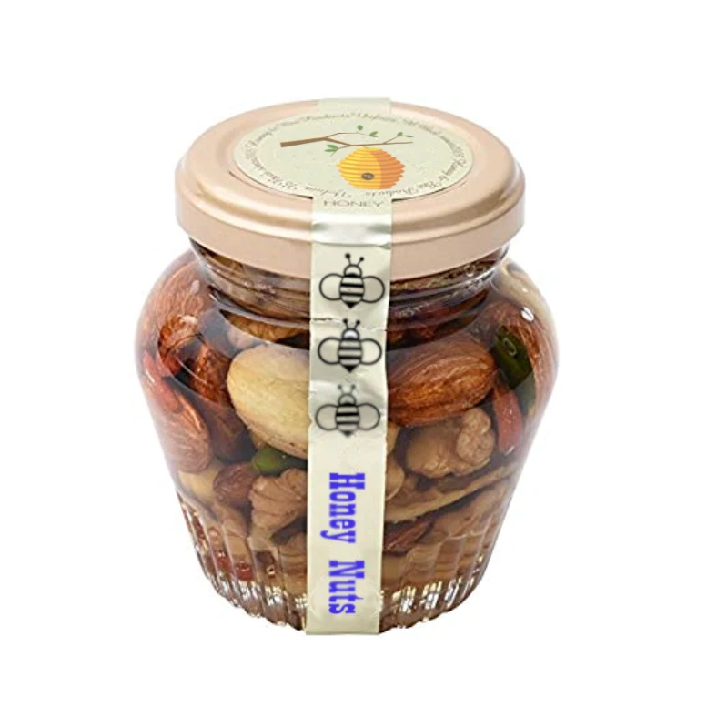 Japanese PS wide mouthed spice luxury honey packaging glass jar 50 ml