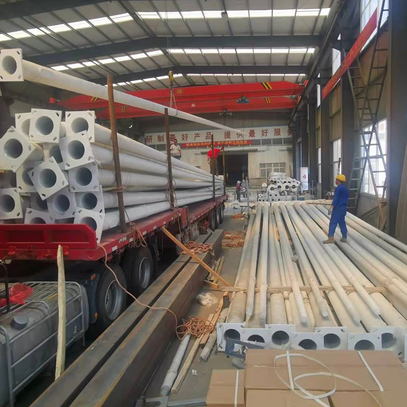 Factory Wholesale 3M Lighting Poles Hot Dip Galvanized Powder Coating Treatment Lamp Pole