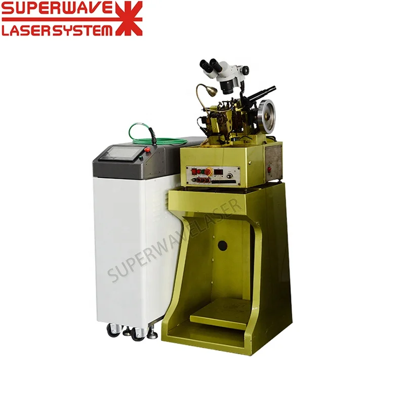 High Precision Automatic Jewelry Chain Link Welding Machine with Laser Welder For Sale