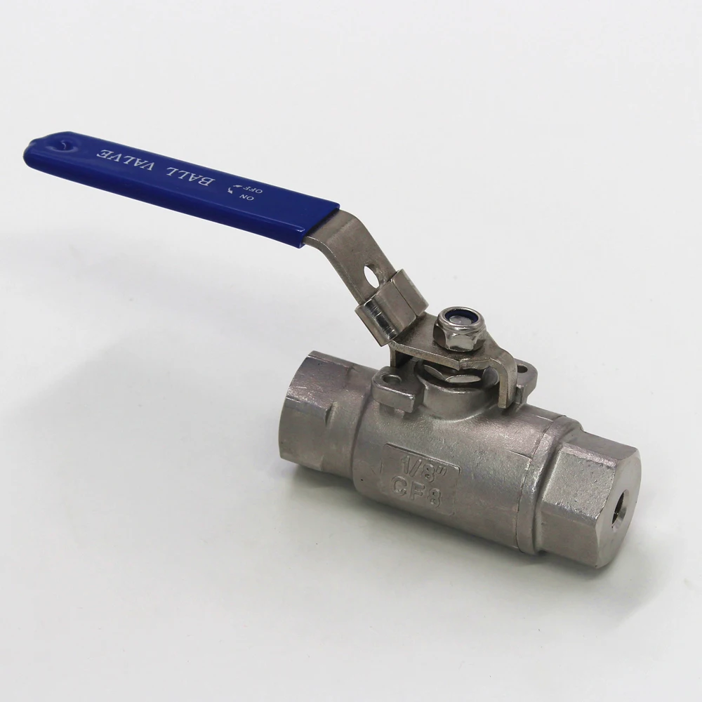 Нержавеющая сталь CF8 CF8M SS304 316 высокого давления 3000psi wog резьбовой концевой шаровой клапан для