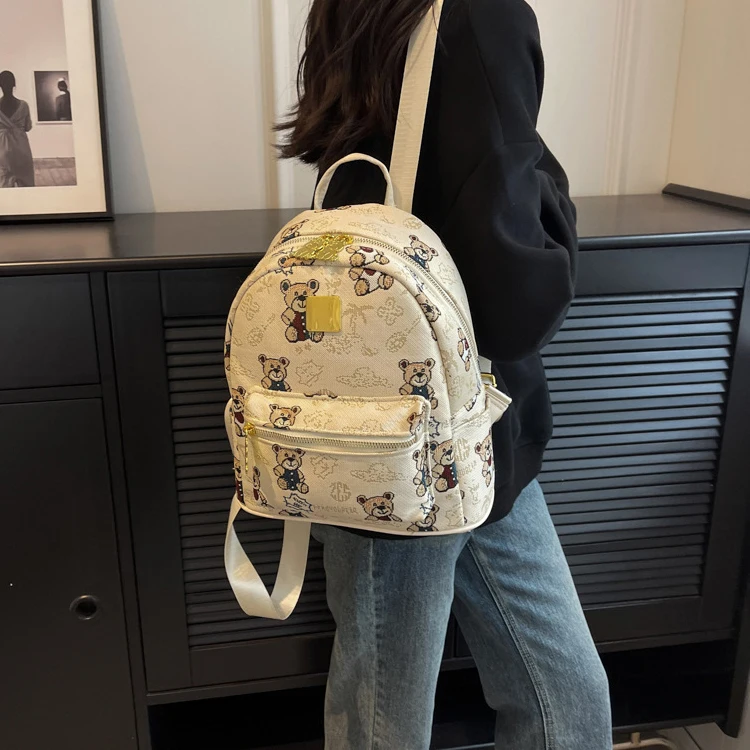 Love Pokemoned backpack Gengar Pikachu Loungefly Bags Small Wallet for Women Fashion Stitch Back pack