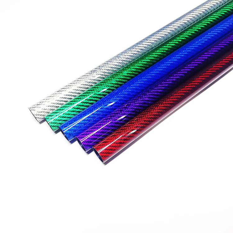 Customized Aramid Fiber Tube  Fibra De Carbone 3k Carbon Fiber Tube 20mm 30mm 40mm 50mm