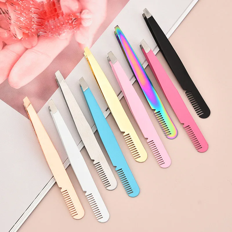 lash tweezers custom logo tweezers stainless steel eyebrow tweezers custom logo
