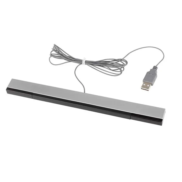 For Wii Sensor Bar Wired Receivers IR Signal Ray USB Plug Replacement for Nitendo Remote High Quality