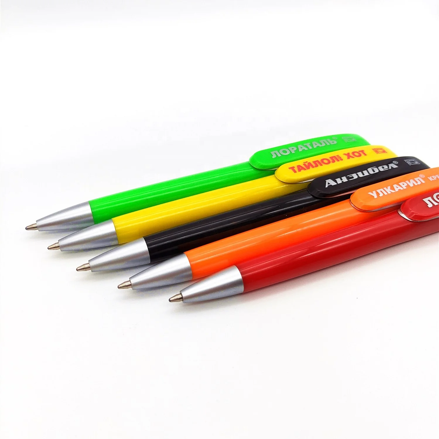 custom advertising pen nice printing retractable disposable promotional ballpoint oil pens plastic with logo