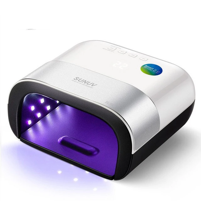SUN3 48W Smart Nail Art Phototherapy Machine Baking Lamp Fast Dryer UV LED Nail Lamp LCD Display