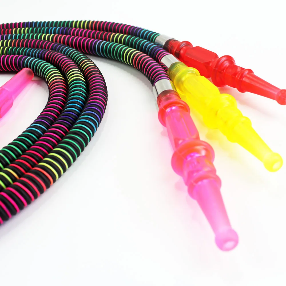 Hot Selling Mix-colors Chicha Hookah Pipes Accessories Hose Big Shisha Pipe