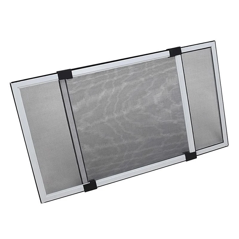 Detachable Sliding Window Retractable Fly Screen Vertical Sliding Retractable Insect Fiberglass Screen Window