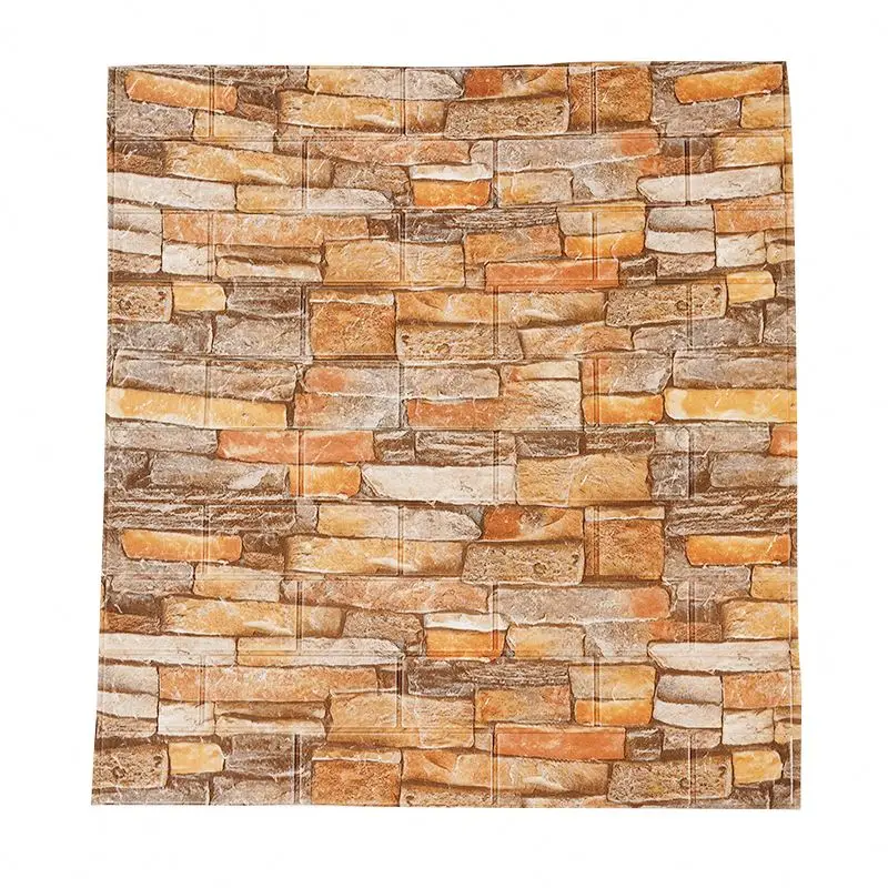 DIY Self Adhesive Brick Wall Paperwall Stickertion 3D Modern Waterproof Wallpaper for Kitchen Kitchen Sticker 3D Model Design
