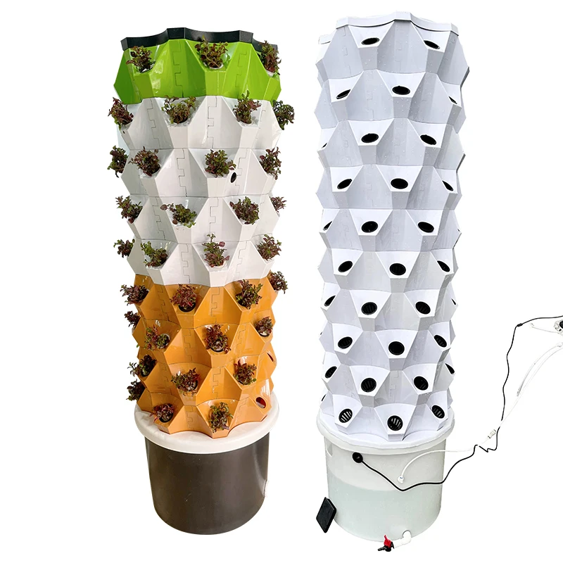 Hydroponic greenhouse indoor plant vertical hydroponic farming system pineapple aeroponic tower