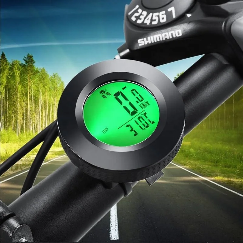 Водонепроницаемый беспроводной проводной велосипедный цифровой спидометр Inbike Круглый одометр
