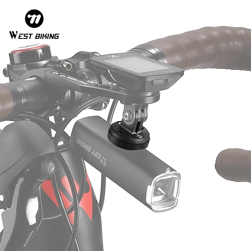 WEST BIKING Mountain Bike Accessories Bicycle Light Parts Base Magicshine Light Undermount Bicycle Computer Bracket Base