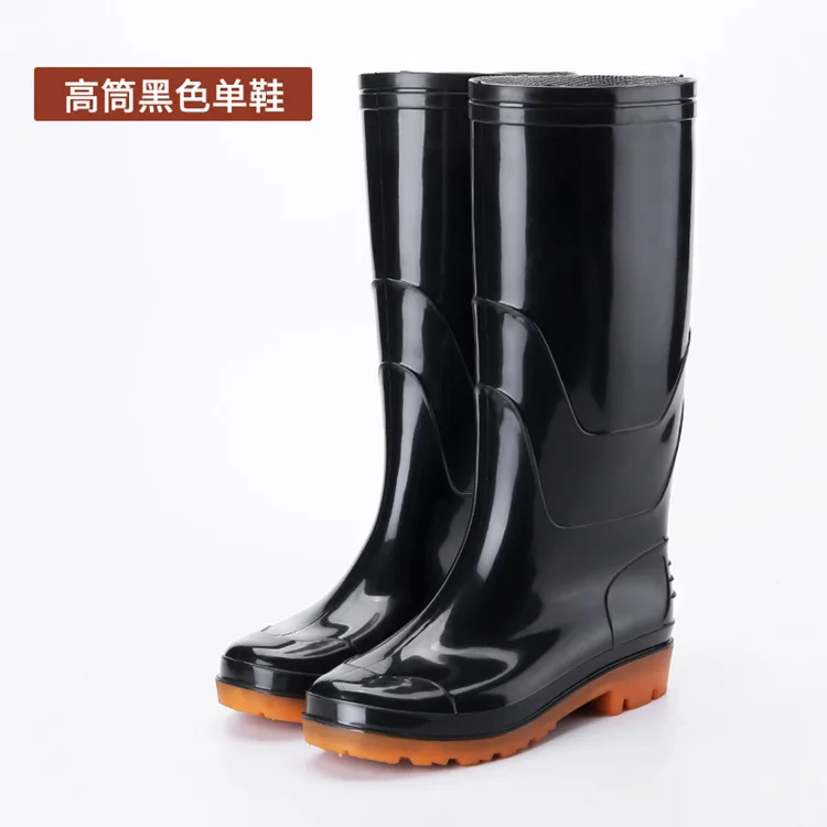 2022 New fashion Good quality PVC oil proof rain rubber boot Outdoor working safety boots