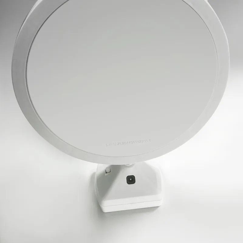 
hot sale funny Magic mirrored plastic led light clocks photo frame 