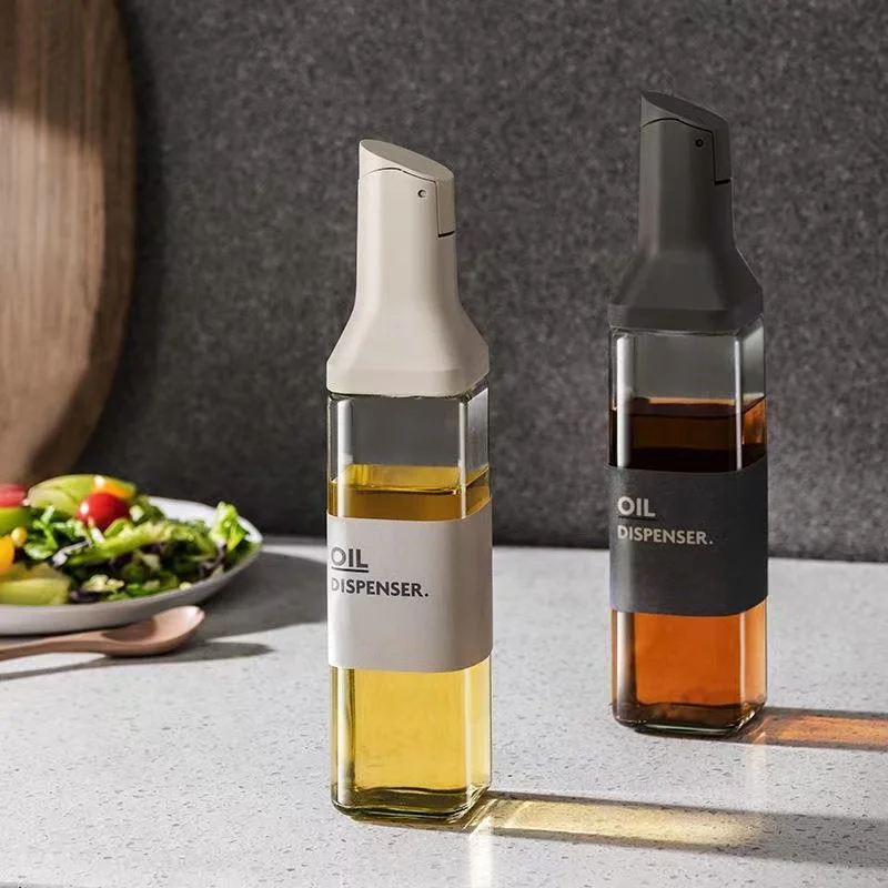 New products luxury 500ml Olive Oil dispenser Bottle Soy Sauce Vinegar Kitchen Mason jar
